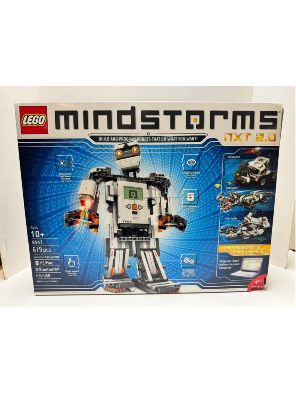 LEGO Mindstorms NXT 2.0 8547 Robot Building Set NEW~ Sealed Inside ~ Retired